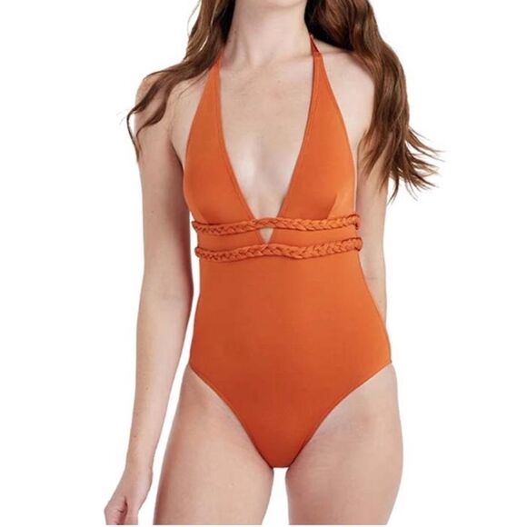 NWT Summersalt Burnt Orange Braided One Piece 6 - Picture 1 of 6